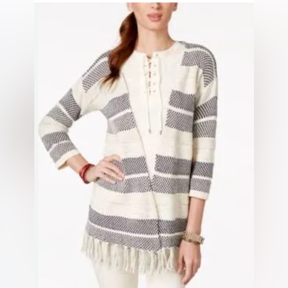 American Living Fringe Cardigan